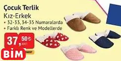 ÇOCUK TERLİK  KIZ-ERKEK